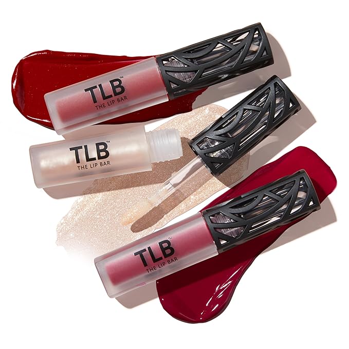 Perfect Pout Mini Lip Trio - Trophy Wife Lip Gloss, Bawse Lady Nonstop Liquid Matte, Gamechanger Gloss Up Lip Gloss