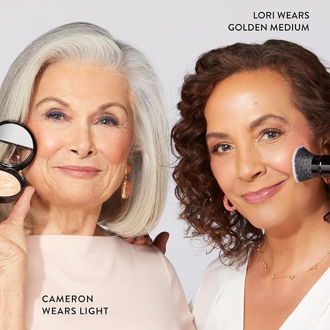 LAURA GELLER NEW YORK Baked Balance-N-Glow Illuminating Foundation - Sand - Buildable Sheer to Light Coverage - Satin Finish