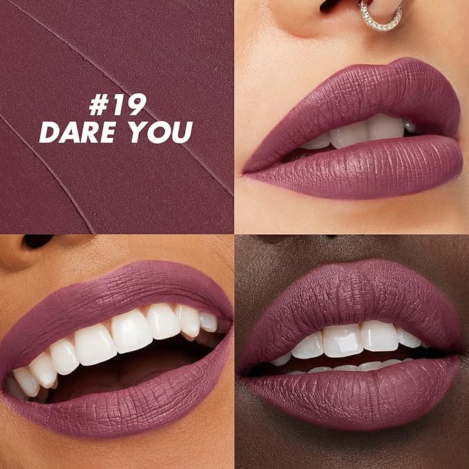 FOCALLURE Ultra Chic Lipstick,Rich Vitamin E Lip Crayon,Lightweight Color without Drying or Fading,Long Lasting Waterproof Lips Makeup,DARE YOU