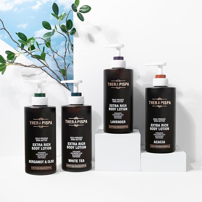 Scented Body Lotion for Women – Deep Hydration & Refreshing Moisturizer with Shea Butter, Ceramides & Panthenol to Revive & Nourish Dry Skin (Bergamot & Olive, 17.0 fl oz)