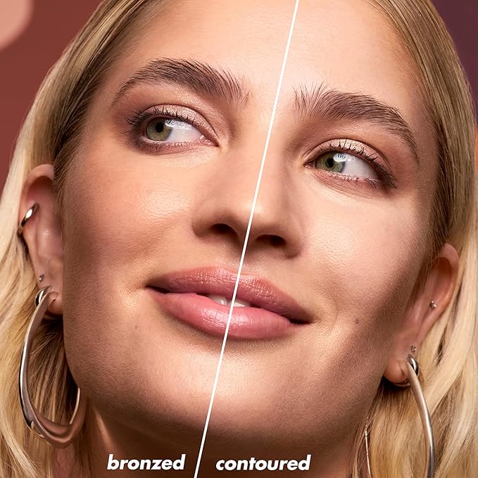 e.l.f. Camo Liquid Bronzer & Contour, Silky Highly Pigmented Formula, Creates a Long-Lasting Bronzed Glow & Natural Look, Vegan & Cruelty-Free, 3 Light