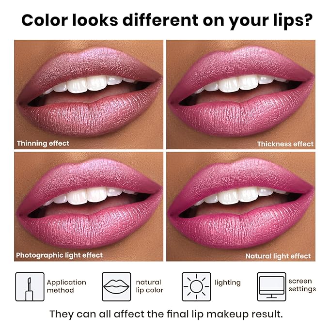 Nude Pink Metallic Liquid Lipstick – Long Wear Waterproof Lip Gloss with High Pigment, Smudge-Proof, Non-Sticky, Lightweight Lip Makeup for Party, Stage & Daily Wear (Glow Time)