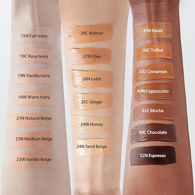 milktouch Cushion Foundation, 24H Flawless Skin, Radiant Shine, No Oxidation, Long-Lasting, Non-Creasing, 60% Hydrating Skincare Infused Korean Foundation, Valentines Gifts (23W Vanilla Beige)