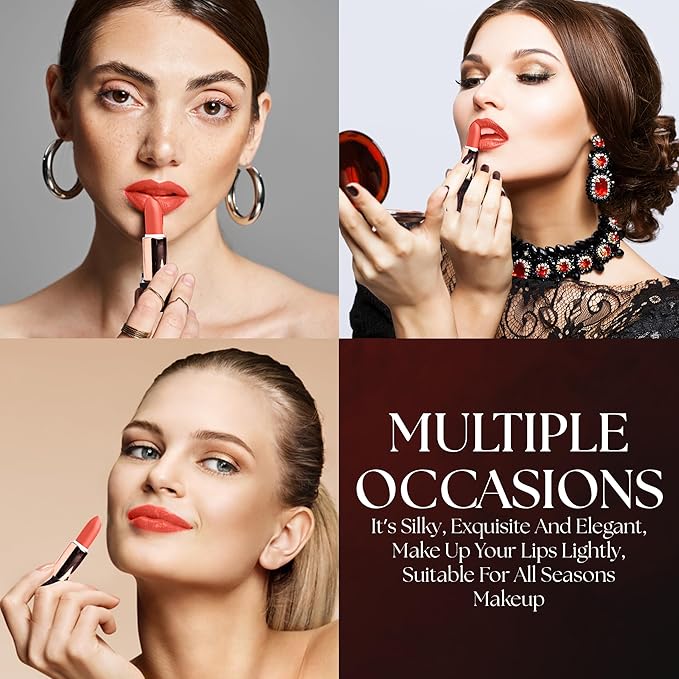 lipstick provides smooth application, hydration and moisture to the lips with long lasting wear, non-sticky, glides on,provides maximum color organic shea butter coral