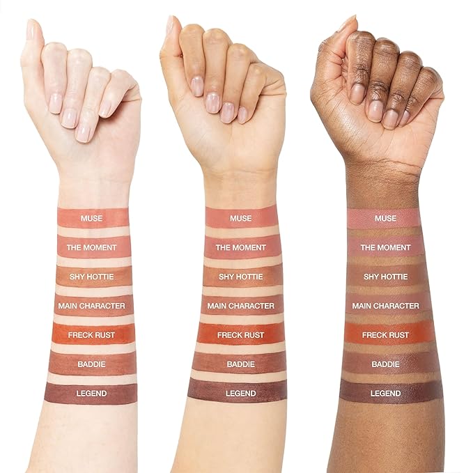 Freck Beauty MAKEOUT CLUB Soft Blur Lipstick – Medium-to-Full Coverage, 8-Hour Wear, Transfer-Proof, Buildable Soft Matte Finish, Wearable Color for All Skin Tones | FRECK RUST (Rust Orange Red)