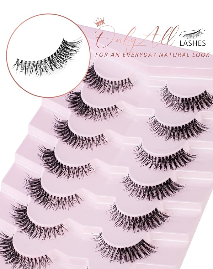 Wispy False Eyelashes Natural Flared Eye Lashes Strip M-41
