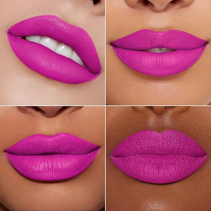 MAKI YIKA Hot Pink Lipstick for Women Color Stay Long Lasting Lipsticks, No Smudge Matte Liquid Lipstick Transferproof Cruelty-Free Lip Color |Pink Soul