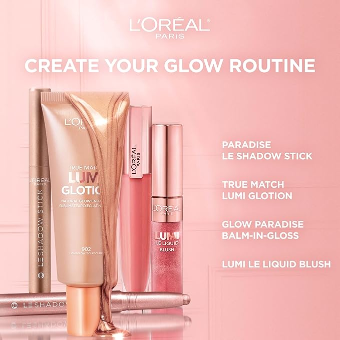 L'Oreal Paris Makeup Le Shadow Stick Eyeshadow, Blendable, Smudge-Resistant, Cream Eyeshadow, Cloudy Rose, 0.05 Oz