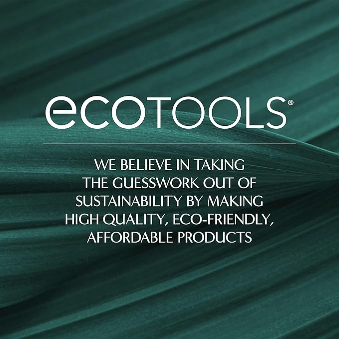 EcoTools Makeup Brush + Sponge Shampoo Cleanser, Deep Clean, Sulfate-Free, Fragrance-Free Brush Cleaner for Makeup Sponges & Tools, Vegan & Cruelty-Free, 8 fl. oz