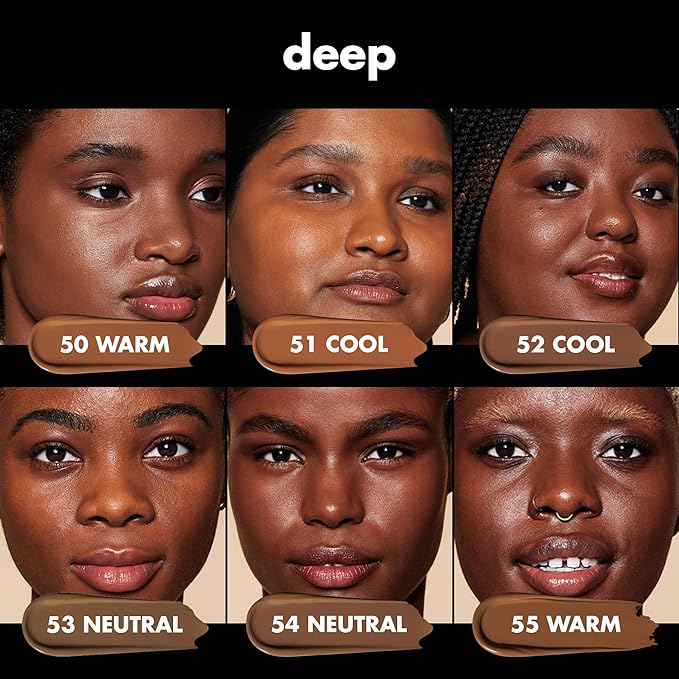 e.l.f. Soft Glam Foundation, Medium Coverage, Long-Lasting & Buildable Foundation For A Smooth, Satin Finish, Vegan & Cruelty-Free, 54 Deep Neutral