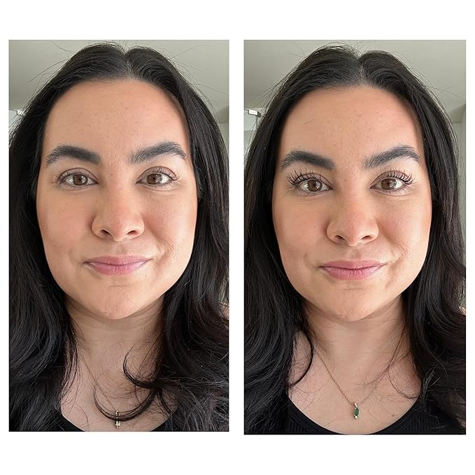 Rumi Cosmetiques VolumeCare+ Mascara For Older Women - Extreme Length and Volume 2-in-1 Formula - No Clumps, Long-Wearing, Hypoallergenic Mascara For Sensitive Eyes (Dark Brown)