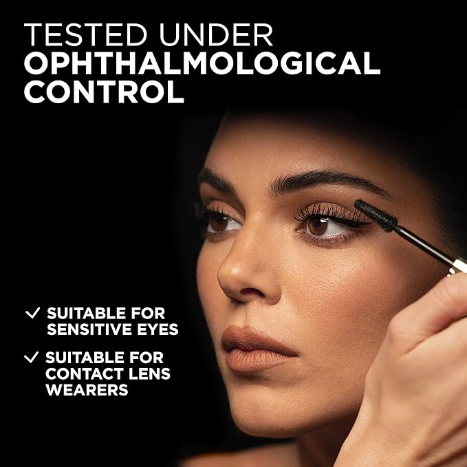 L'Oreal Paris Voluminous Panorama Mascara, Volumizing and Lengthening Mascara, Washable Longwear and Smudge Resistant Make Up, Black, 0.33 Fl Oz