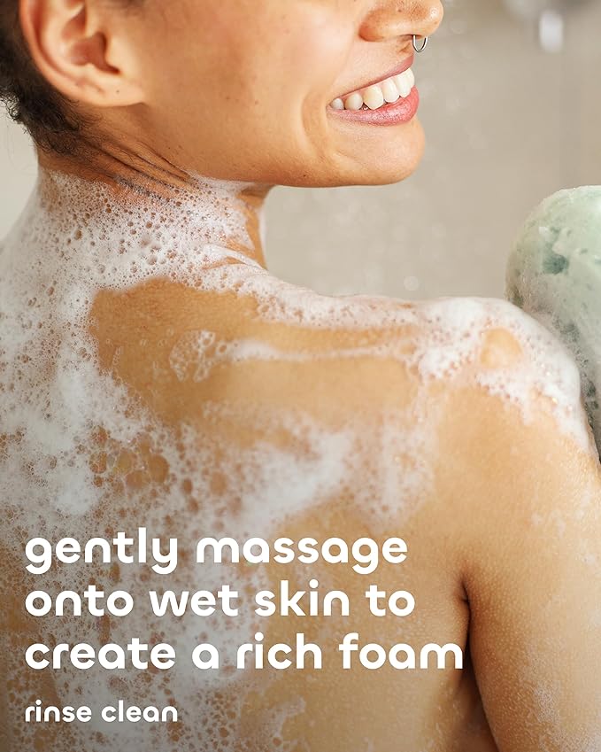 Seaweed Bath Co. Energize Body Wash - Grapefruit Orange | Foaming Shower Gel Cleanser with Natural Ingredients | Vegan, Paraben and Sulfate Free | For Women and Men | 12 oz (Pack of 2)