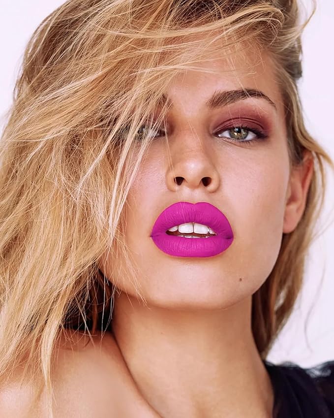 MAKI YIKA Hot Pink Lipstick for Women Color Stay Long Lasting Lipsticks, No Smudge Matte Liquid Lipstick Transferproof Cruelty-Free Lip Color |Pink Soul