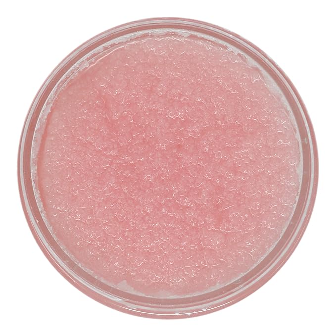 The Soap Exchange Sugar Body Scrub - Cherry Almond Scent - Hand Crafted 8 fl oz / 240 ml Natural Artisan Skin Care, Shea Butter, Exfoliate, Moisturize, & Protect. Made in the USA.