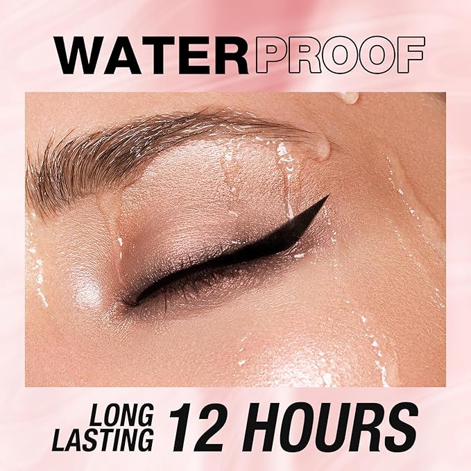 LANGMANNI 2Pcs Metal Colorful Eyeliner Pencil Set - Matte & Shimmer Eye Makeup,Smooth Use Long-Lasting & Waterproof Eyeliner Set(#01+02)