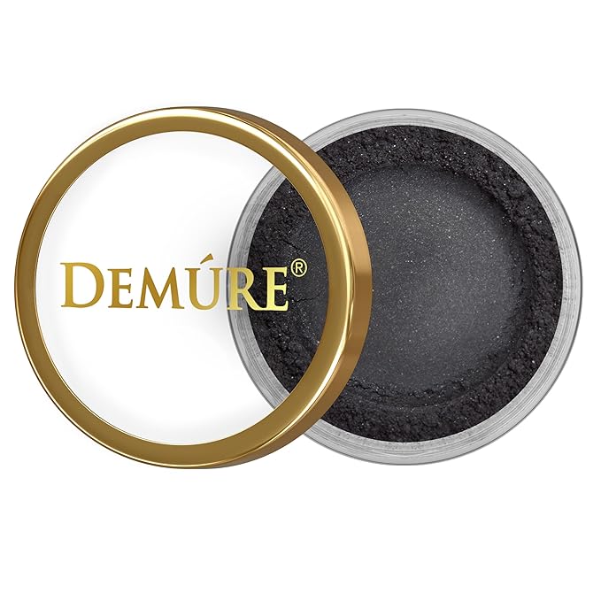 Demure Mineral Make Up (Black Liner) Eye Shadow, Matte Eyeshadow, Loose Powder, Eye Makeup, Professional Makeup