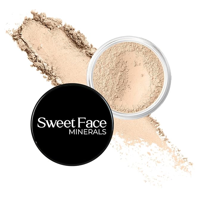 Fair Shade 1 Foundation (5g Sample Size Jar) Matte Mineral Makeup Loose Powder Foundation – Full Coverage, Natural Finish, Noncomedogenic, SPF 30