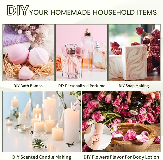 yethious Gardenia Essential Oil, 100% Pure Organic Gardenia Aromatherapy Oil for Diffuser, Humidifier, Soap, Candle, Perfume