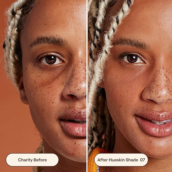 Live Tinted Hueskin Serum Concealer - Medium-to-Full Coverage Concealer with Niacinamide, & Hyaluronic Acid for Dark Circles, Fine Lines & Wrinkles, Buildable Long-Lasting Formula, 0.35 oz Shade 7