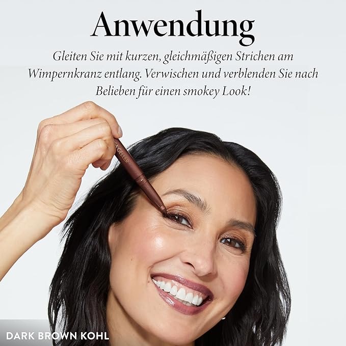LAURA GELLER NEW YORK Kajal Longwear Kohl Eyeliner Pencil - Royal Quartz - Caffeine and Vitamin E - Smooth & Blendable Liner - Built-In Sharpener