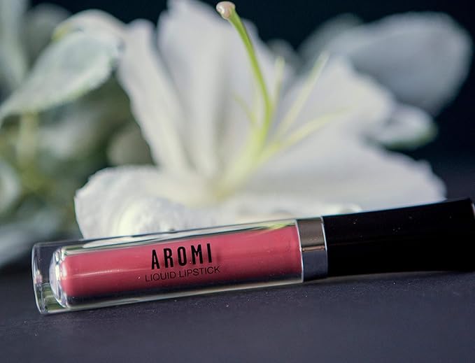 Aromi Terra Cotta Matte Liquid Lipstick | Long-Lasting, Burnt Orange Lip Color for Women, Nutmeg, Ginger Shade, Vegan, Handmade (Terra Cotta)