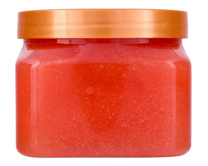 Tree Hut Peach Sorbet Shea Sugar Scrub, Exfoliating, Hydrating & Moisturizing Body Scrub with Shea Butter & Nourishing Essential Oils, Smooth & Soften Skin, 18 oz