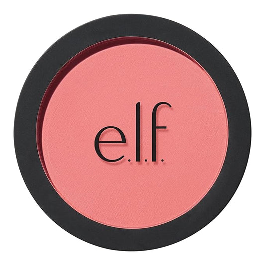 e.l.f. Primer-Infused Matte Blush, Long-Lasting, Lightweight & Buildable Powder Blush, Delivers A Matte Finish, Vegan & Cruelty-Free, Always Crushing