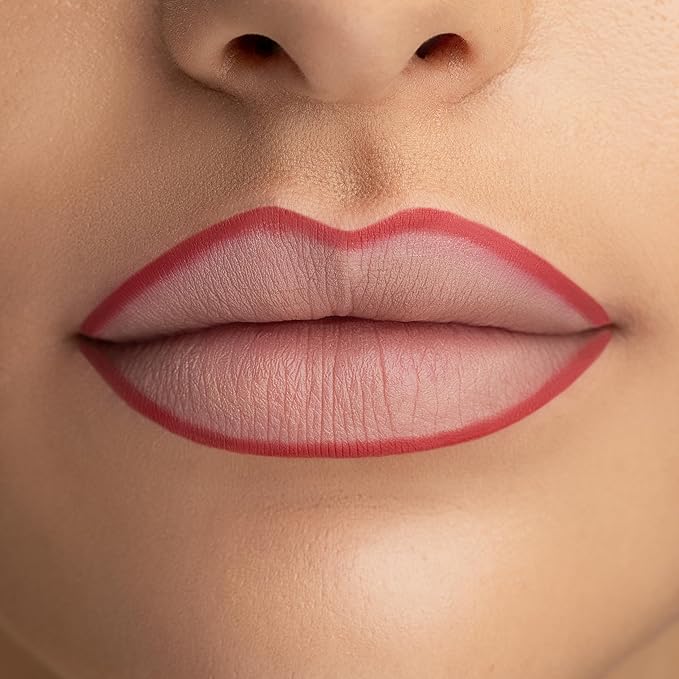 Radiant Professional Waterproof Lip Liner Pencil - Long Lasting Lip Liner for Defined Lips - Soft & Creamy Lipliner with Vitamin E - 1.20 g, (12 DARK RED)