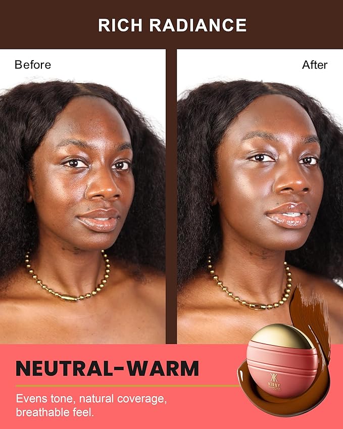 Konfident Glow Skin Tint – Rich Radiance Hydrating Oil-Free Glass-Skin Foundation, Buildable Light-to-Medium Coverage, 30 ml – Inclusive Clean Makeup for Radiant Confidence