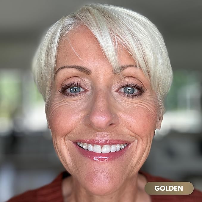 PRIME PROMETICS PrimeEyes Glide Eyeliner for Mature Women – Waterproof, Long-Stay and Mess-Proof – Gel Creme Texture, Discreet Sharpener and Effective Smudger (Golden Metallic)