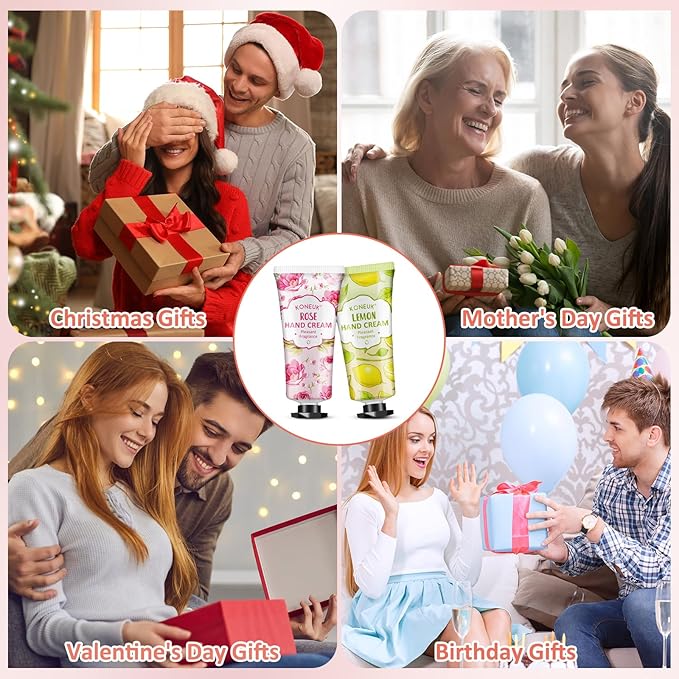 112 Pack Moisturizing Hand Cream Set, Bulk Hand Lotion Travel Size for Dry Cracked Hands, Mini Hand Cream for Mom Gifts, Teacher Gifts, Thank You Gifts, Birthday Gifts and Bridal Shower Gifts