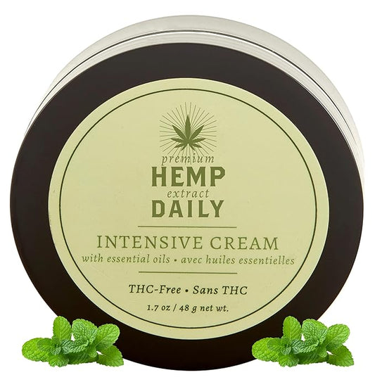 Intensive Cream - Muscle, Knee, Back, Joint and Shoulder Topical Rub - Organic | 1.7 Ounces (Classic Mint, Pack of 1)