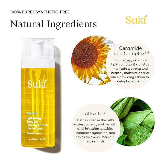 Suki Skincare Hydrating Body Oil, 4 Ounces