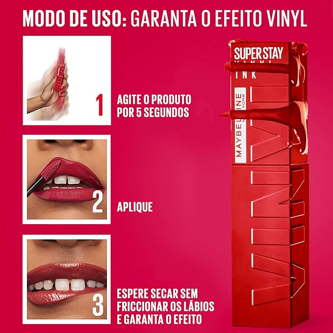 Maybelline Super Stay Vinyl Ink Longwear No-Budge Liquid Lipcolor Makeup, Highly Pigmented Color and Instant Shine, Coy, Rose Mauve Nude Lipstick, 0.14 fl oz, 1 Count