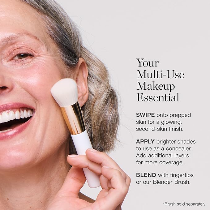 Ogee Sculpted Complexion Foundation Stick (Mahogany 14.5N - Deep Cocoa, Rich Undertones) Full Coverage Foundation Makeup - Instantly Balance & Even Complexion - 70% Organic Ingredients