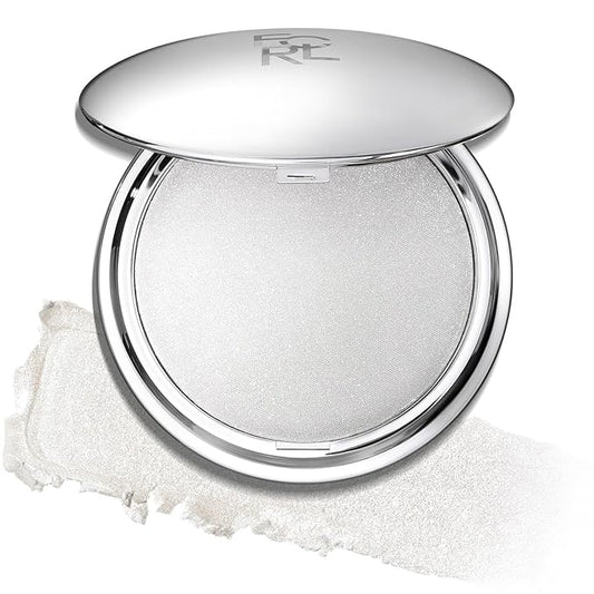 FOCALLURE Shimmer Face Highlighter Makeup Powder, Gel to Powder Glow Finish, Leaving a Lightweight & Healthy Radiance, Long Lasting Luminous Face Body Highlighter Makeup,WT01 The Ice Planet