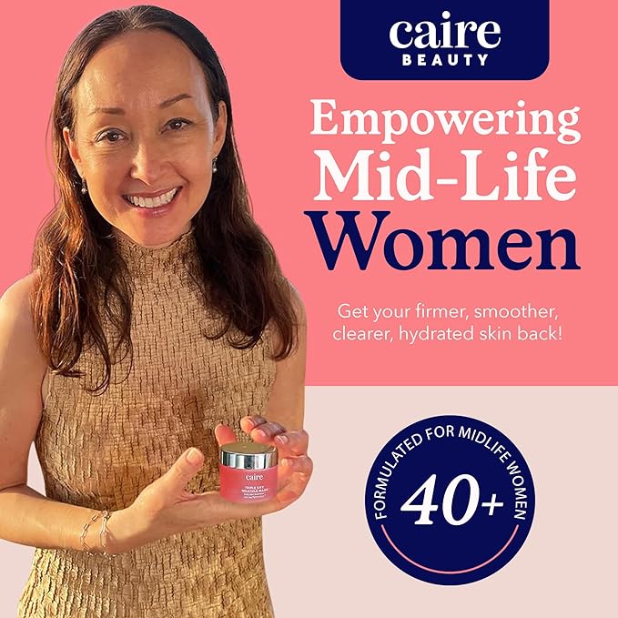 Caire Beauty Anti Aging Hyaluronic Acid Gel Cream Face Lift Molecule Mask, Skin Lift Gel Moisturizer For Face, Neck and Chest - 40 ml