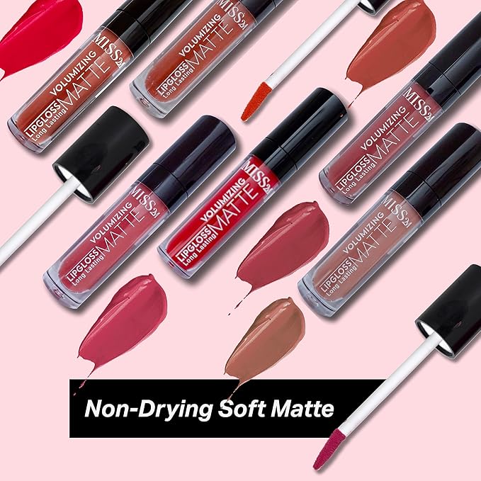 16-Hour Volumizing Matte Liquid Lipstick with Non-Drying, Waterproof Matte Liquid Lip Color: 123 Summer Sand, 0.14 Fl Oz