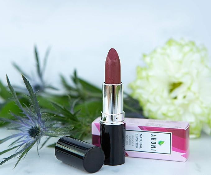 Natural Lipstick | Vegan Beauty, Cruelty-free Cosmetics, Dye-free Lipstick, Mother's Day Gift Idea, (Maroon)
