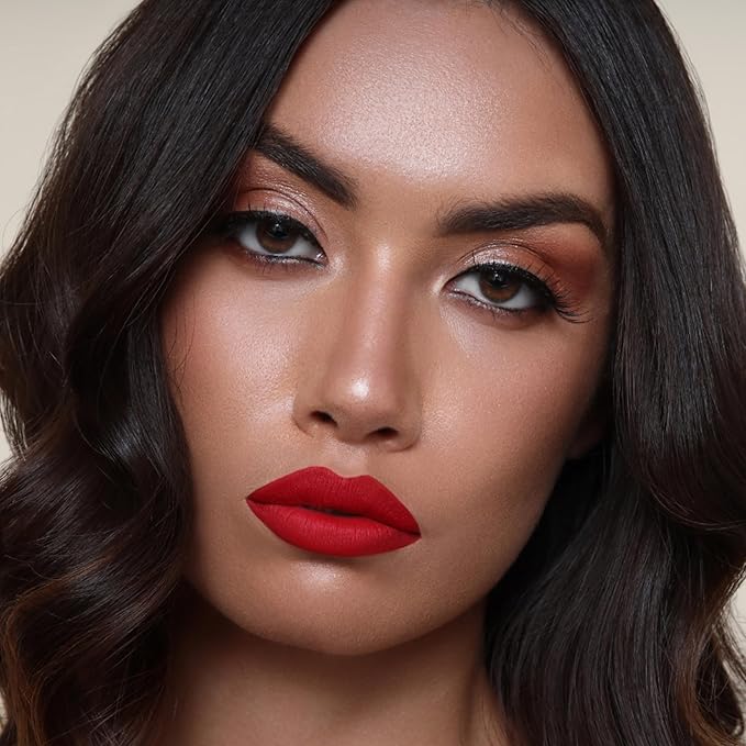 The Lip Bar - Nonstop Liquid Matte Lipstick, Hot Mama (Deep Rich Brown) - High Pigment - One Swipe - Long Lasting - Jojoba Oil & Vitamin E - Vegan & Cruelty Free - Makeup & Cosmetics - .24 fl oz