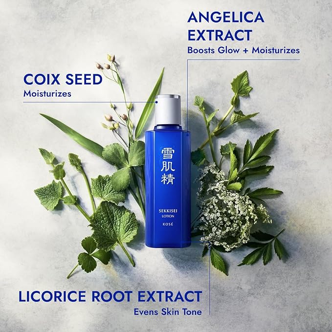 SEKKISEI Enriched Lotion Liquid Facial Moisturizer, 12.1 Ounce