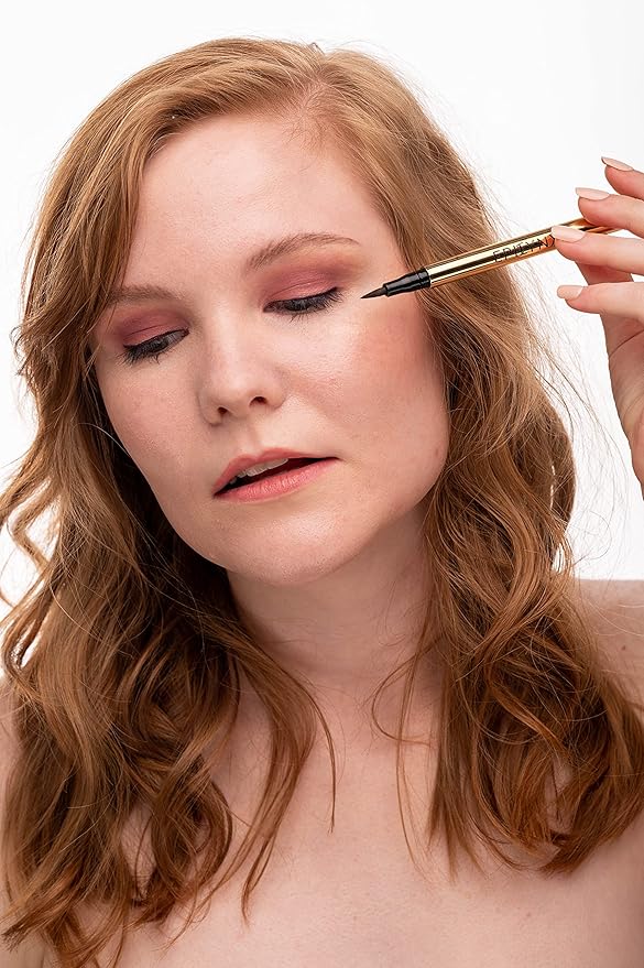 EPILYNX Waterproof Eyeliner - Smudge-Proof Liquid Eyeliner Pen with Precision Tip for Smooth, Long-Lasting Application - Vegan, Hypoallergenic & Gluten-Free Eye Liner - 2mL Brown