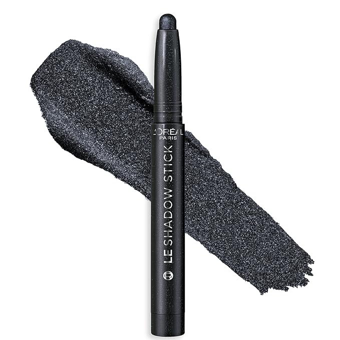 L'Oreal Paris Makeup Le Shadow Stick Eyeshadow, Blendable, Smudge-Resistant, Smokey Cream Eyeshadow, 290 Midnight Noir