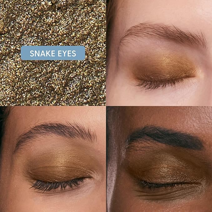 twenty/twenty beauty Visionary Eye Shadow Stick – Shimmer Cream Eye Shadow Pencil - Safe for Sensitive Eyes - Ophthalmologist Developed – Vegan, Cruelty-Free, Clean Ingredients (Snake Eyes)