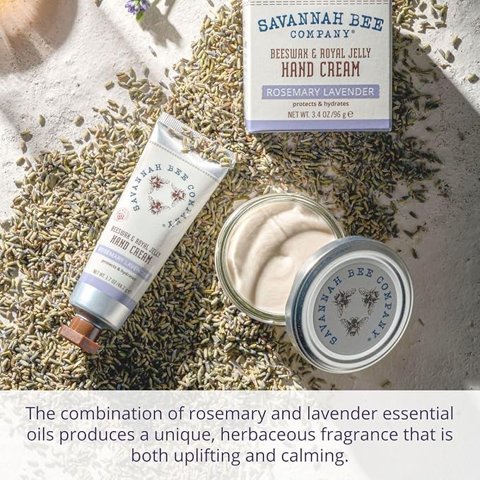 Savannah Bee Company Beeswax Hand Cream - Hand Moisturizer Repair Cream