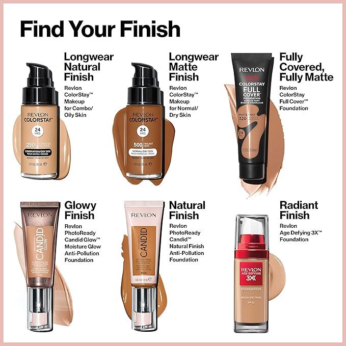 Revlon Liquid Foundation, ColorStay Face Makeup for Normal and Dry Skin, Longwear Full Coverage with Matte Finish, Oil Free, Warm Golden, 1.0 Fl Oz