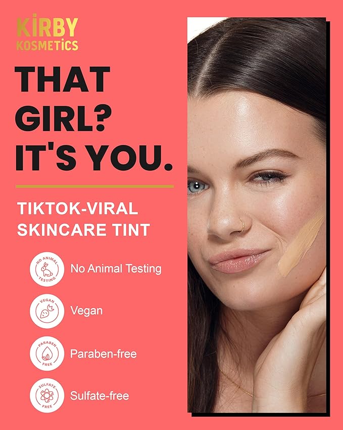 Konfident Glow Skin Tint – Ivory Inspiration Hydrating Oil-Free Glass-Skin Foundation, Buildable Light-to-Medium Coverage, 30 ml – Inclusive Clean Makeup for Radiant Confidence