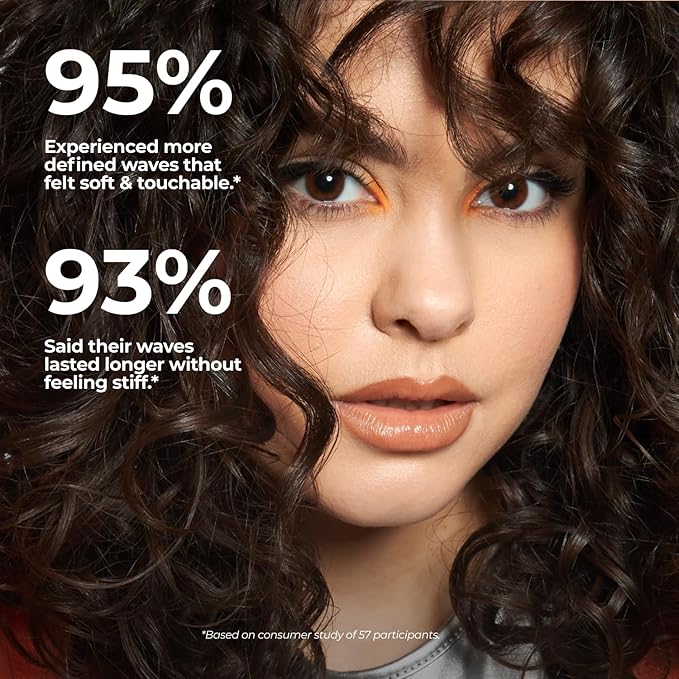 XMONDO Hair Wavetech Wave Foam, Vegan Styling Foam for Wavy Hair with Pro-Vitamin B5 and Nutrients to Hydrate Hair, Enhance Natural Curl Pattern and Fight Frizz, 6.7 Fl. Oz