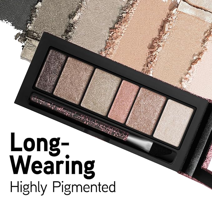 Physicians Formula Shimmer Strips Custom Eye-Enhancing Extreme Shimmer Shadow & Liner, Hypoallergenic Eyeshadow Palette with Reflective Liquid Powders – Nude Eyes